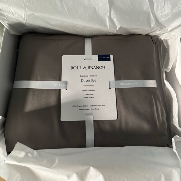 BOLL AND BRANCH KING DUVET SET - Picture 1 of 3